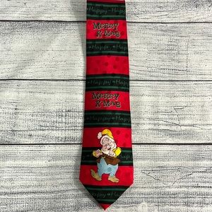 NWT-DISNEY CLASSIC 100%Silk MERRY X-MAS Tie